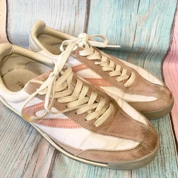 Pink and white womens tretorn sneakers - Picture 10 of 11
